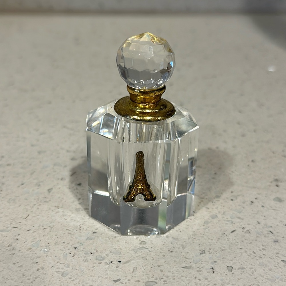 Vintage Design Glass Perfume Bottle